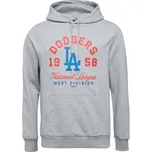 Pánská mikina New Era LA DODGERS MLB WORDMARK HOODIE XL Šedá, Červená, Modrá