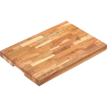 vidaXL Prkénko na krájení potravin 50 x 35 x 4 cm masivní akácie