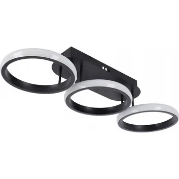 LED Stmívatelné stropní svítidlo LED/30W/230V 3000-6500K černá Wi-Fi Tuya + DO