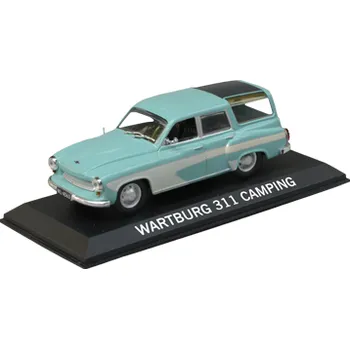 autíčko Wartburg 311 Camping 1:43 - DeAgostini Legendás Autói časopis s modelem Wartburg 311 Camping - kovový model