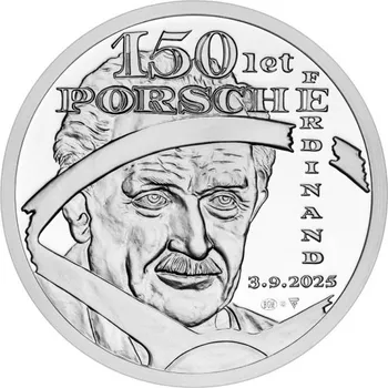Stříbrná medaile Ferdinand Porsche Proof