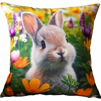 Polštář Velikonoční polštář BUNNY II. 40x40 cm Mybesthome Varianta: Povlak na polštář, 40x40 cm