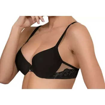 Dámské spodní prádlo Dámská podprsenka Leilieve M8109 s krajkou černá velikost 75B