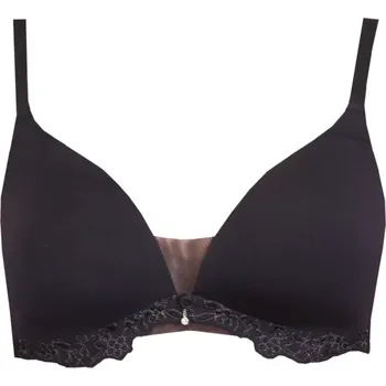 Dámské spodní prádlo Jemně vyztužená podprsenka bez kostic Leilieve M8009 černá velikost 85B