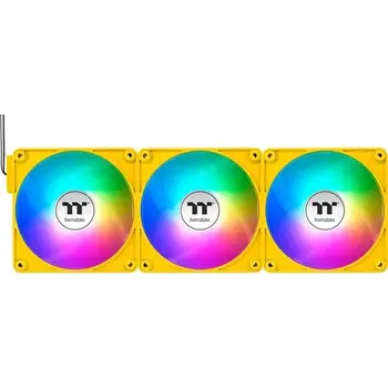 PC ventilátor Thermaltake CT140 EX ARGB Sync PC Cooling Fan žlutá (CL-F217-PL14BB-A)