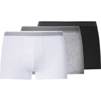 esmara Men Pánské boxerky, 3 kusy (černá/šedá/bílá, 4/S)