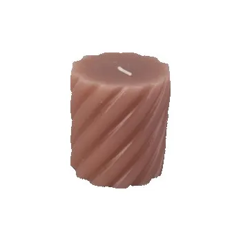 Svíčka Svíčka Swirl S 7,5cm starorůžová Present Time