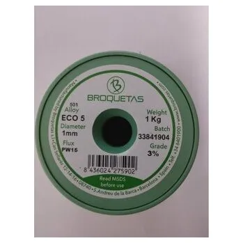 Páječka CÍN 1mm 1000g Sn99Cu0,7Ag0,3 FLUX PW-15 PBFREE