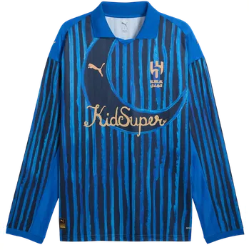 Pánská móda Triko s dlouhým rukávem Puma Al Hilal KIDSUPER Retro Sweatshirt 606849-14 Velikost L