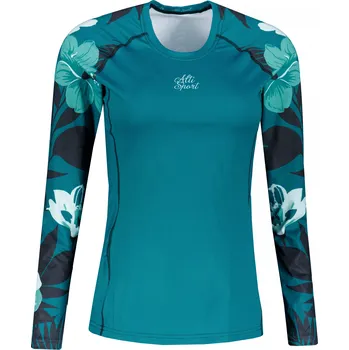 Dámská móda Dámské funkční triko s dlouhým rukávem premium ALTISPORT VOJ/ALW115TR03 PETROLEJOVÁ XS