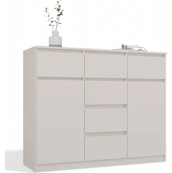 Dětská skříň Komoda Malwa 2D6S KAŠMÍR BÉŽOVÁ