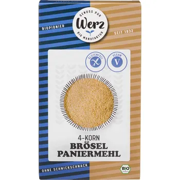 Mouka Werz 4zrnná strouhanka bezlepková 200 g bio BIO VEGAN BEZLEPEK Množství: 1 ks