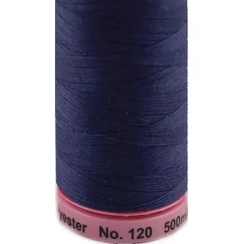 Nit Polyesterové nitě návin 500 m Aspo Amann, střední, 0827 Total Eclipse