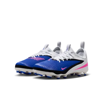 Míčový sport Nike Phantom 6 Low Academy FG/MG modrá/bílá/růžová EUR 36