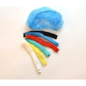 Jednorázové nádobí Síťka na vlasy, černá, s gumičkou, jednorázová, 100 ks/balení, 1103FE ,balení 100 ks 614008