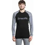 Pánské merino tričko Meatfly Carl 2 5/26 Charcoal Heather S