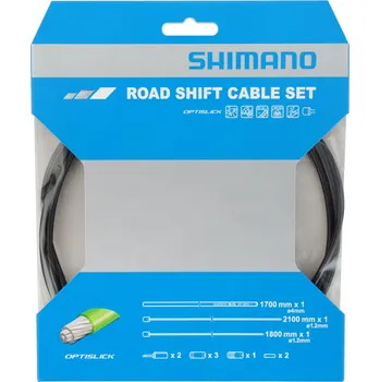 Lanko pro jízdní kolo SHIMANO sada řadicích lanek a bowdenu OT-SP41 OPTISLICK, černá