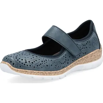 Dámské baleríny Dámské baleríny RIEKER N4299-14 modrá S6 40