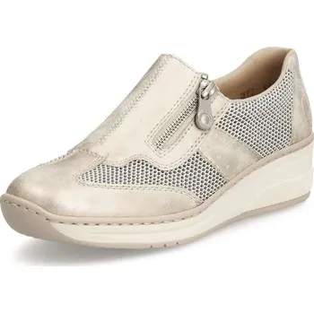 Dámské mokasíny Dámské mokasíny RIEKER 48760-60 zlatá S6 39