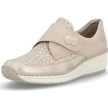 Dámské polobotky Dámské polobotky RIEKER 487C0-60 béžová S6 39