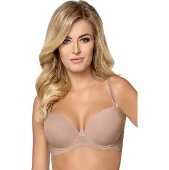 Podprsenka Hladká podprsenka Nipplex Ida - Double Push-Up Mocca 65E