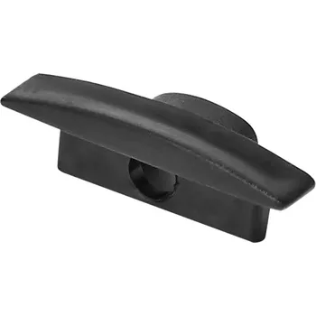 Stavební profil Koncovka pro zapuštěný profil černá AD-LP-6505