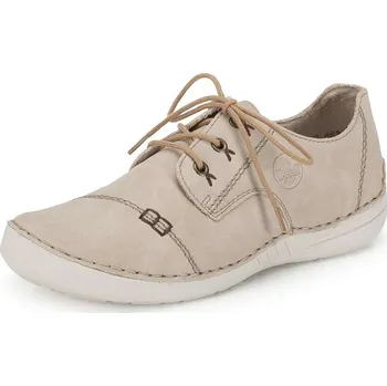 Dámské polobotky Dámské polobotky RIEKER 52520-62 BEIGE F/S6 41