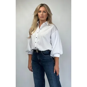 Dámská košile Košile s nabíraným rukávem Regina barva: bílá, velikost: 40