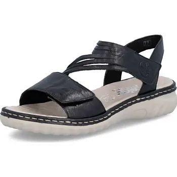 Dámská móda Dámské sandály RIEKER 60464-00 černá S6 41