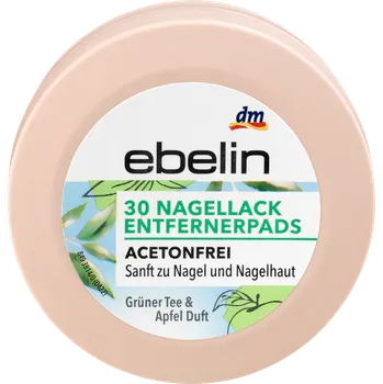 Odlakovač nehtů ebelin odlakovací tampony bez acetonu