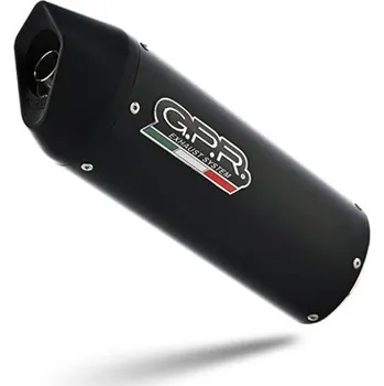 Výfuk pro motocykl Koncovka výfuku Slip-on GPR FURORE NERO KT.105.3.RACE.FUNE Matná černá vč. propojovací trubky