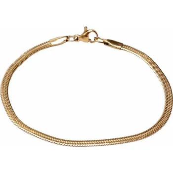 Drahý kámen Elegantní náramek Herringbone nerezová ocel barvy zlata 18,5 cm obvod cca 18,5 cm