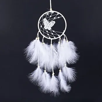 Lapač snů Lapač snů White Butterfly cca 56 cm