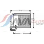Výměník tepla, vnitřní vytápění AVA HY6213