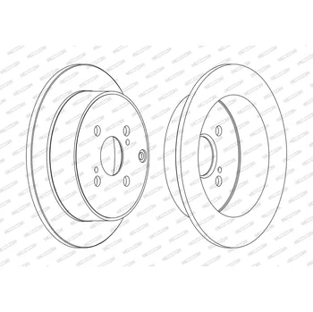 Auto-moto Brzdový kotouč FERODO DDF1409C