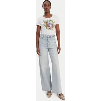 Pánské tričko Liu Jo T-Shirt WA6476 JS923 Bílá Regular Fit XL