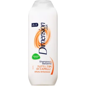 Šampon Dimension by Lux 2in1 šampon a kondicionér 2 v 1 pro všechny typy vlasů 250 ml