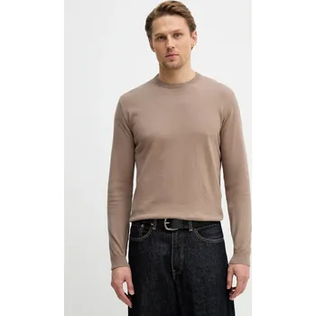 Pánský svetr Bavlněný svetr United Colors of Benetton 1098U1I76 hnědá 98X, vel. M