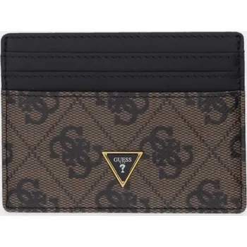 Kožené pouzdro na karty Guess MITO SMVELE.LEA25 hnědá 88A, vel. ONE SIZE