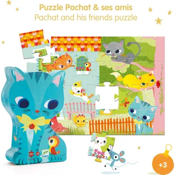 Dětské zboží Siluetové puzzle: Kočička