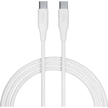 Datový kabel Datový kabel Allity AUC-02 USB-C/USB-C 2m 100W bílý