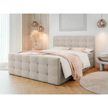 Nábytek Kontinentální postel Akvore, Rozměr postele: 140x200, Potah: Rico 01 MIRJAN 5903211085888