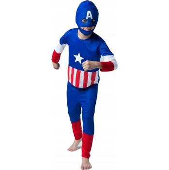 Karnevalový kostým FunCo Dětský kostým Kapitán Amerika Vel. 98-104 S