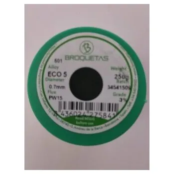 Páječka CÍN 0,7mm 250g Sn99Cu0,7Ag0,3 FLUX PW-15 PBFREE