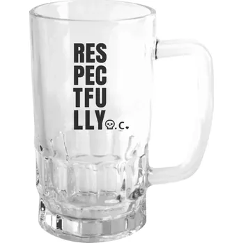 Sklenice Půllitr z kategorie ostatní - Respectfully - čirý