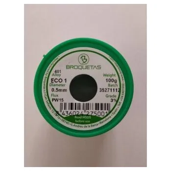 Páječka CÍN 0,5mm 100g Sn99,3Cu0,7 FLUX PW-15 PBFREE