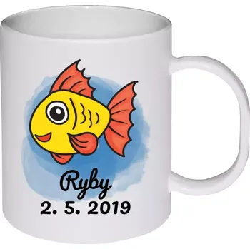 Hrnek 330 ml - plastový Ryby