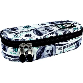 Penál Penál oválný, St.RIGHT - DOLLARS, rozměry: 6 x 23 x 9,5 cm