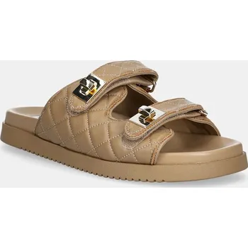 Dámské pantofle Kožené pantofle Steve Madden Schmona-CN SM11003714.217 béžová 80X, EUR 37