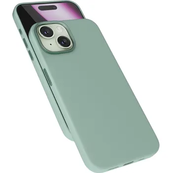 Telefonní příslušenství Epico Mag+ Silicone Case Pro iPhone 16 Plus - mátově zelená